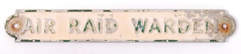 WWII SECOND WORLD WAR BRITISH MILITARY ARP DOOR PLAQUE