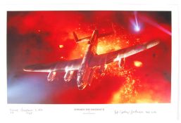 ' TOWARD THE INFERNO II ' PIOTR FORKASIEWICZ AUTOGRAPHED PRINT