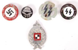 ASSORTED REPRODUCTION WWII SECOND WORLD WAR GERMAN BADGES