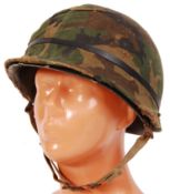 WWII SECOND WORLD WAR MARINE'S CAMOUFLAGE HELMET
