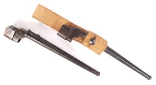 TWO WWII SECOND WORLD WAR BRITISH MILITARY PIG STICKER BAYONETS