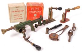 ASSORTED ANTIQUE / VINTAGE CARTRIDGE MAKING EQUIPMENT