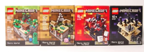 LEGO MINECRAFT MICRO WORLD BOXED SETS