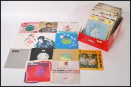 Vinyl Singles; a collection of 100x assorted vinyl record singles. To include; The Shadows, Kenny
