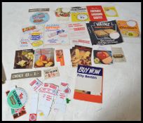 A selection of vintage 20th century food / grocery