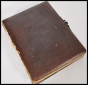 A 19th century Victorian album of Cdvs portrait photographs. The family album containing mostly