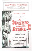 VIVIEN LEIGH ' A STREETCAR NAMED DESIRE ' AUTOGRAPHED PROGRAMME