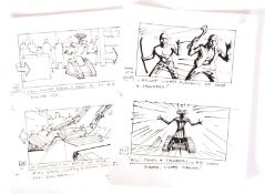 SHORT CIRCUIT 2 - PRODUCTION USED STORY BOARDS