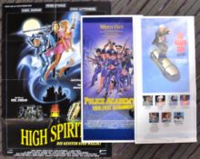 ASSORTED 1980'S MOVIE CINEMA ADVERTISING FILM POSTERS