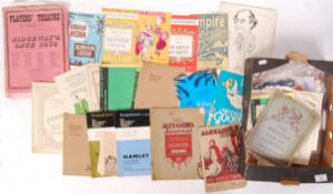 VINTAGE THEATRE PROGRAMMES - BRISTOL, LONDON, BIRMINGHAM ETC