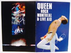 QUEEN - BRIAN MAY - AUTOGRAPHED MONTREAL & LIVE AI