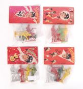 VINTAGE ' THE BEATLES ' FULL SET OF EMIROBER FIGURES