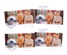 STAR WARS - KENNY BAKER & JAKE LLOYD SIGNED PHOTO COLLECTION
