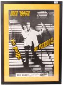 RARE ORIGINAL SEX PISTOLS SID VICIOUS ' MY WAY ' ADVERTISING POSTER