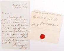 CHARLES GREY SECOND EARL GREY - PRIME MINISTER - AUTOGRAPH