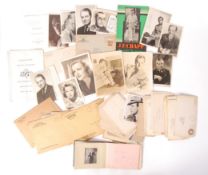 VINTAGE HOLLYWOOD AUTOGRAPH COLLECTION & RELATED