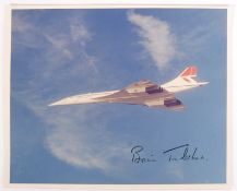 BRIAN TRUBSHAW - CONCORDE TEST PILOT - AUTOGRAPHED PHOTO