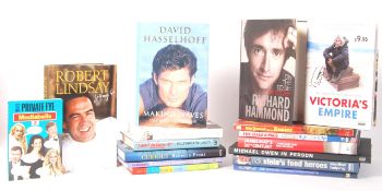 ASSORTED AUTOGRAPHED / SIGNED BOOKS - TV & FILM ST