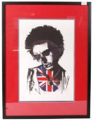 PAUL INSECT - SEX PISTOLS ' DEAD SID ' SCREEN PRINT LIMITED EDITION