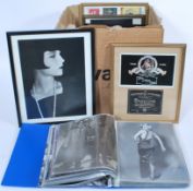 HOLLYWOOD SCRAP ALBUMS - OBITUARIES & PHOTOGRAPHS ETC