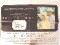 ' THE GREAT GATSBY ' ORIGINAL UK CINEMA QUAD MOVIE POSTER