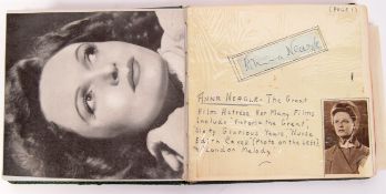 BEAUTIFUL 1940'S FILM STAR AUTOGRAPH ALBUM - LOCAL INTEREST