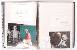 LARGE COLLECTION OF ASSORTED AUTOGRAPHS