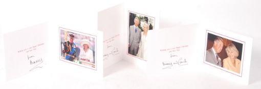 PRINCE CHARLES & CAMILLA DUCHESS OF CORNWALL ROYAL CHRISTMAS CARDS