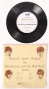 RARE OFFICIAL BEATLES FAN CLUB CHRISTMAS FLEXI DISC RECORD