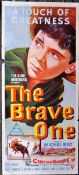 ' THE BRAVE ONE ' ( 1956 ) MOVIE CINEMA ADVERTISING FILM POSTER
