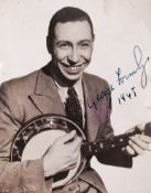 GEORGE FORMBY AUTOGRAPHED SIGNED PHOTOGRAPH