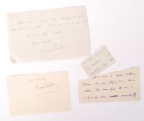 BENJAMIN BRITTEN - COMPOSER & PIANIST - AUTOGRAPH COLLECTION