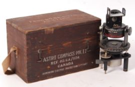 RARE WWII SECOND WORLD WAR ASTRO COMPASS MKII