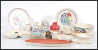 An extensive collection of Poole pottery dating from the first half of the 20th Century to include