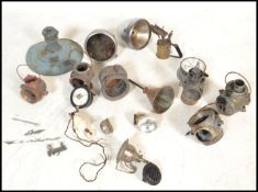 A selection of vintage 20th Century car motoring related items to include a Budenberg differential