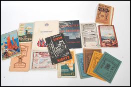 A collection of early 20th Century booklets / ephemera to include an early 20th Century 'Official