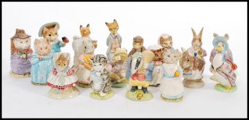 A selection of Beswick Beatrix Potter ceramic figurines to include 'Jemima Puddleduck', 'Miss