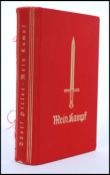 'Mein Kamf' by Adolf Hitler published in Munich in 1939, brought back to England during World War