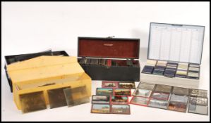 A large collection of slides including seas scapes, transport, animals & birds, buildings, bridges