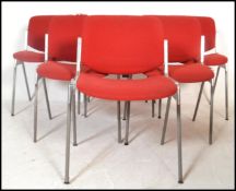 Giancarlo Piretti - Castelli - DSC Axis 106 - A retro vintage 1980's set of 6 Italian dining /