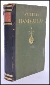 A 1920's edition of 'Stielers Hand-Atlas' published in 1926 by Gotcha: Justus Perthes. A hard backed