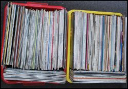 A large collection of vintage vinyl record long play LPs records to include mostly classical and big