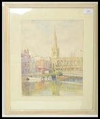 A local interest watercolour of Bristol by Bill La