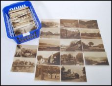 British vintage postcards produced by Judges. Almost 400 sepia photos. Used/unused views.