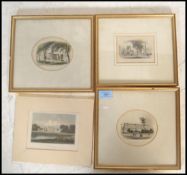 A group of 19th century Victorian Engravings to include Clifton Christ Church Newman and Co, Bristol