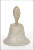 A 20th Century WWII cast  ' Victory Bell ' - 1939-45 RAF Benevolent Fund bell, cast with metal
