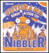 FUTURAMA OFFICIAL TINPLATE ROBOT ACTION TOY ' NIBBLER '