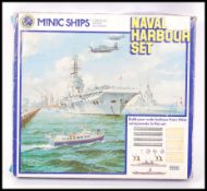 TRI-ANG MINIC SHIPS ' NAVAL HARBOUR SET ' 1:1200 SCALE DIECAST MODEL