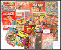 ASSORTED VINTAGE COMIC BOOK MAGAZINES AND ANNUALS