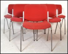 Giancarlo Piretti - Castelli - DSC Axis 106 - A retro vintage 1980's set of 6 Italian dining /